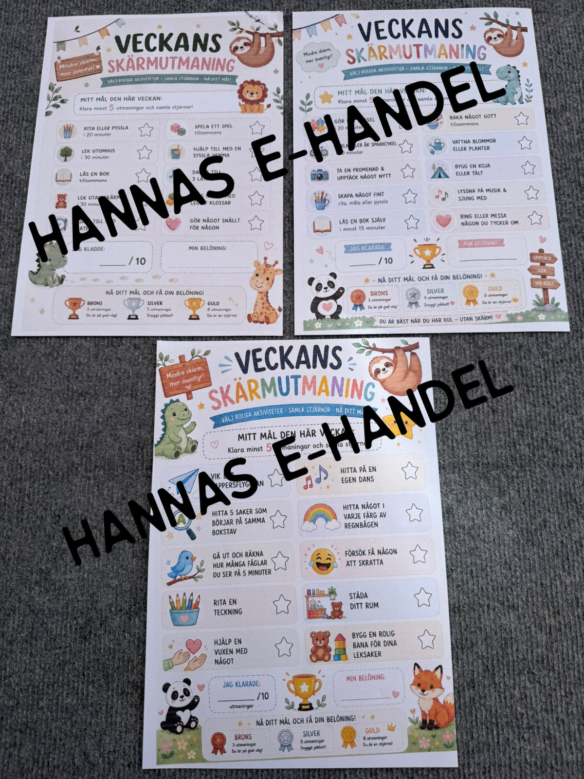 Veckoutmaning MEJL