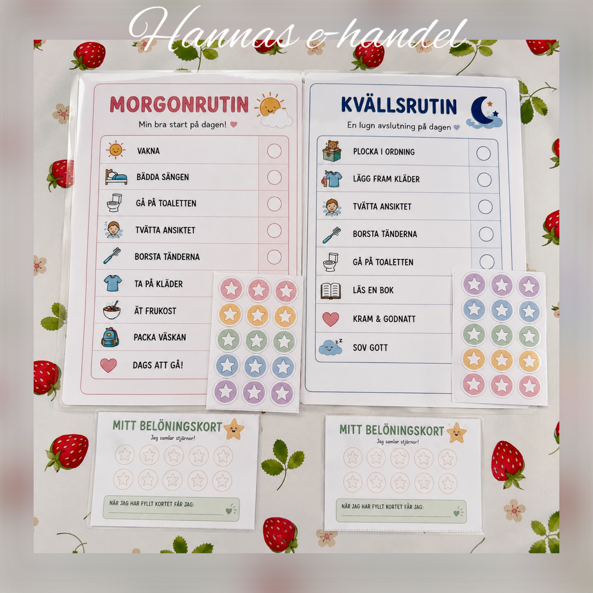 Morgon/kvälls schema MEJL